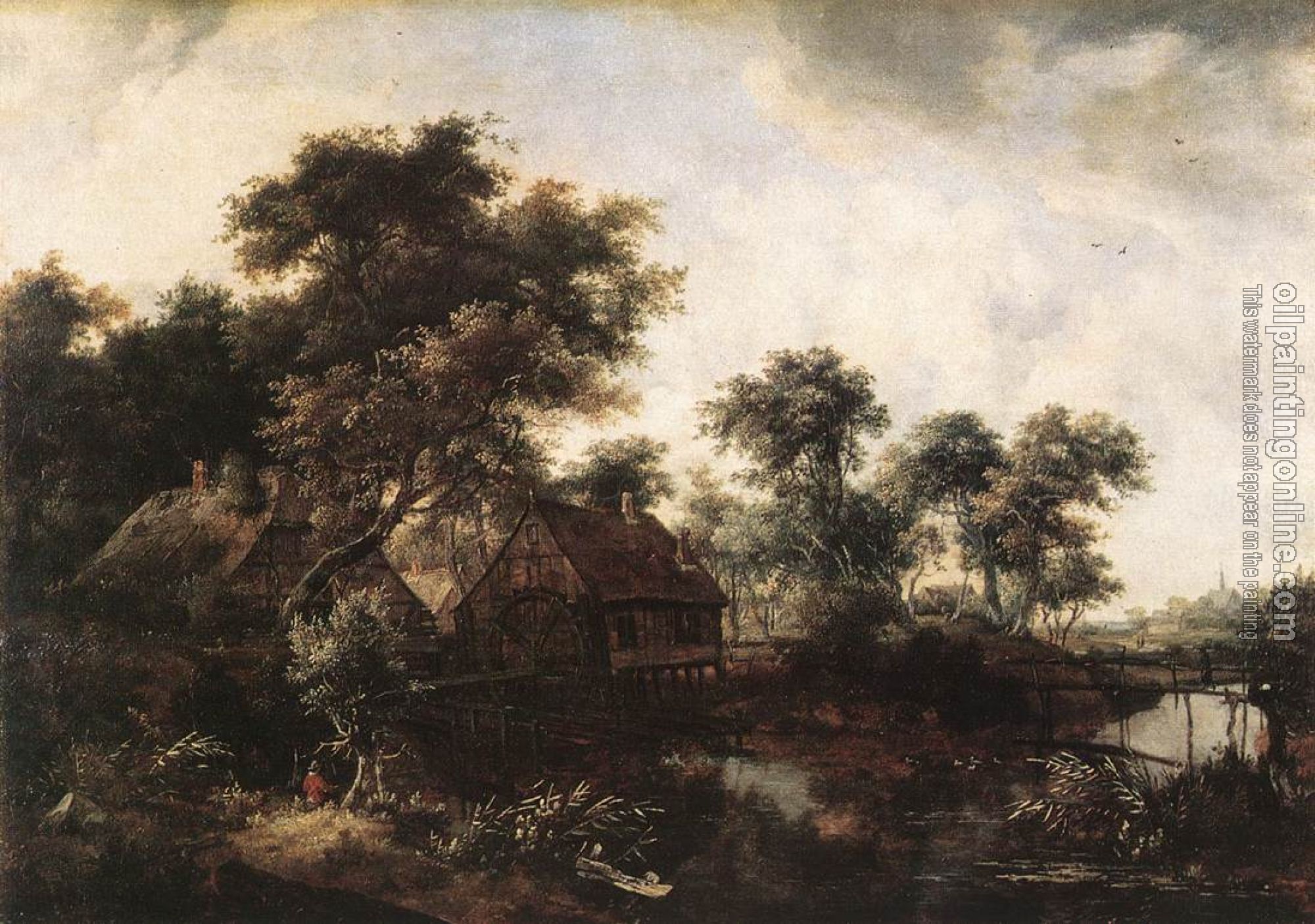 Hobbema, Meyndert - The Watermill 1